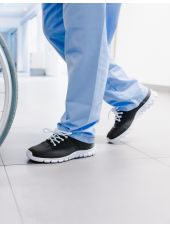 Baskets médicales , Oxypas "Kassie" de couleur grise porté (Kassie01)