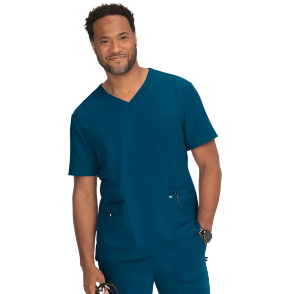 Blusa médica de hombre Koi "On call", colección Koi Next Gen (671)