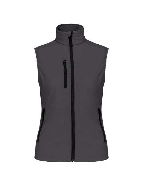 Women's Softshell Sleeveless Softshell Jacket (K404)
