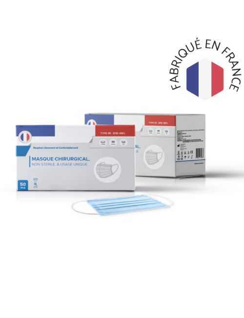 Paquete de 50 - Mascarilla quirúrgica tipo IIR niño (MASQ-CH-ENF)