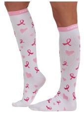 Chaussettes de compression Octobre Rose Cherokee (HRTRB)