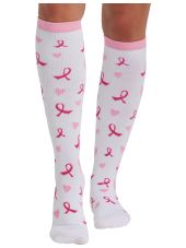 Chaussettes de compression Octobre Rose Cherokee (HRTRB)
