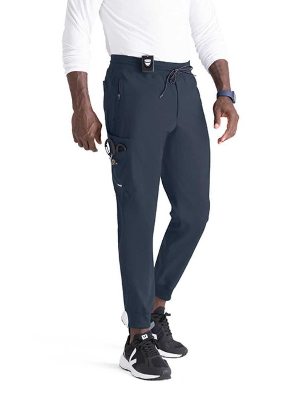 CORE Comfort Stretch Pantalon 5 poches Homme - Jambe fine blanc