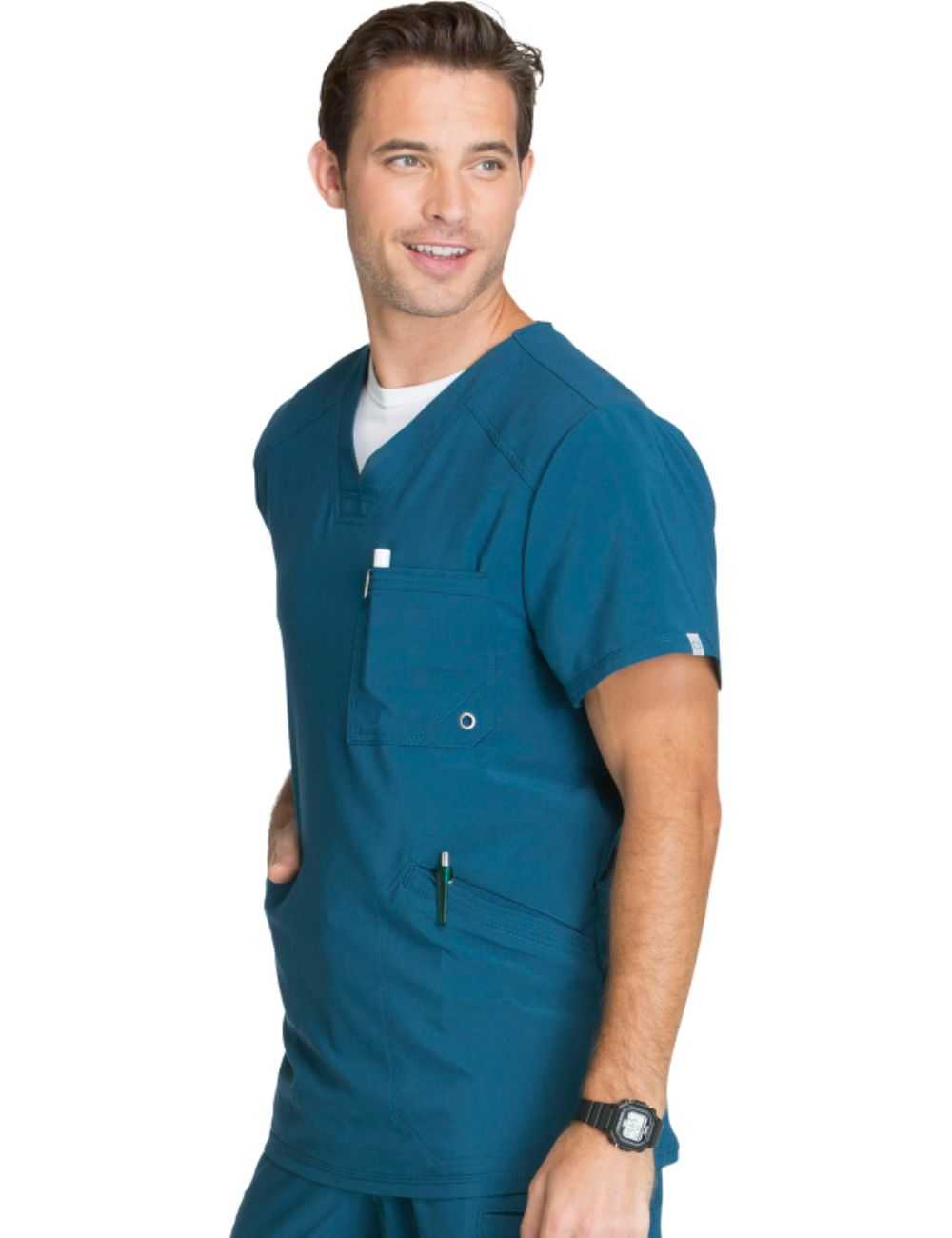 Blusa médica antibacteriana Cherokee para hombre, colección "Infinity" (CK900A)