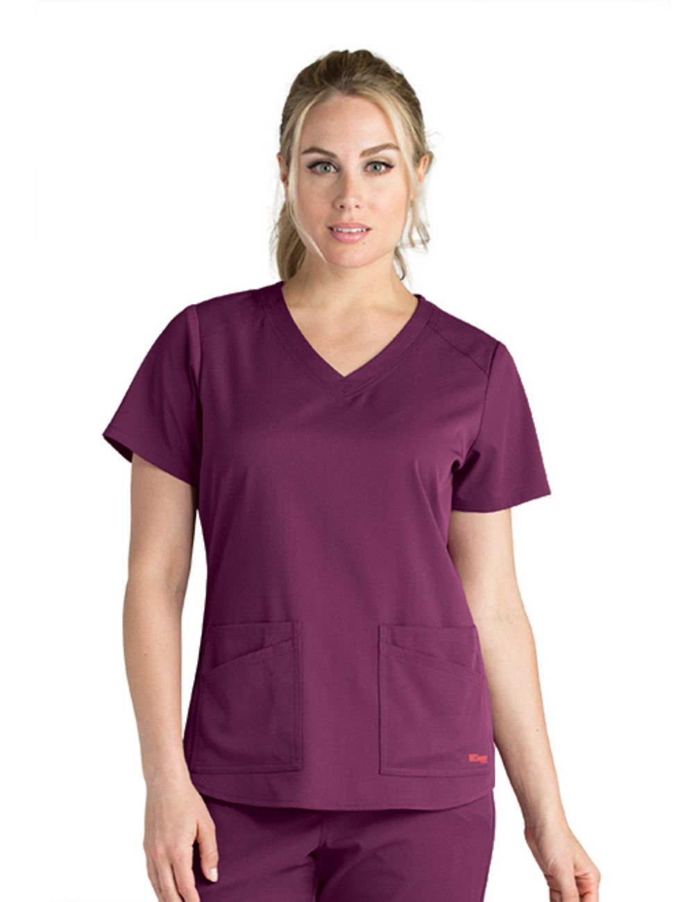Women's medical blouse, "Grey's Anatomy Stretch" 2 pockets (GRST011)
