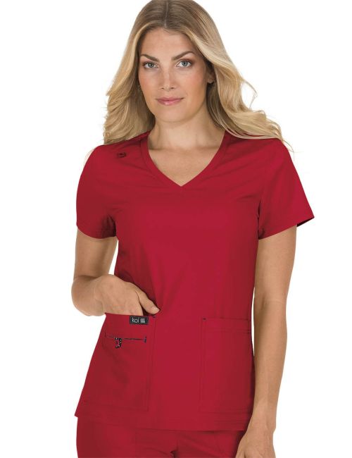 Blouse médicale Femme Koi "Becca", 3 poches Koi Basics (373)