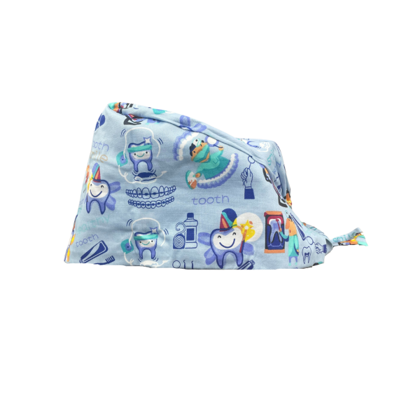 Gorro médico "dientes LOL" sobre fondo azul cielo (209-22352)