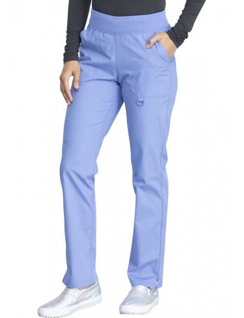 Pantalon Médical Femme, Dickies, Collection "EDS signature" (DK125) bleu ciel droit