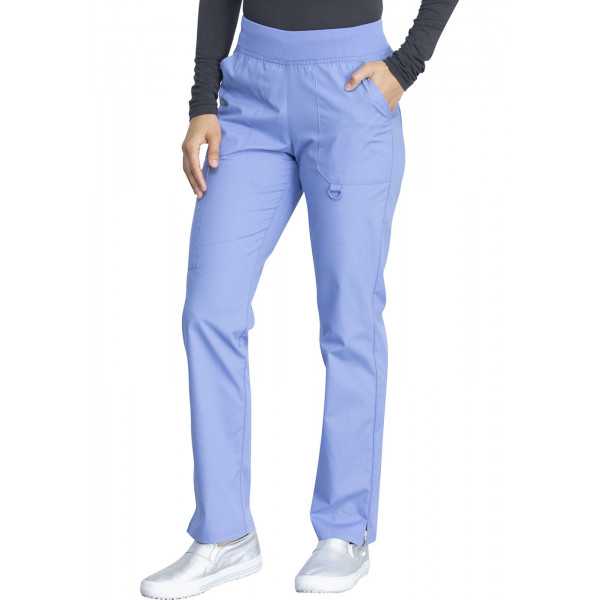 Pantalon Médical Femme, Dickies, Collection "EDS signature" (DK125) bleu ciel droit