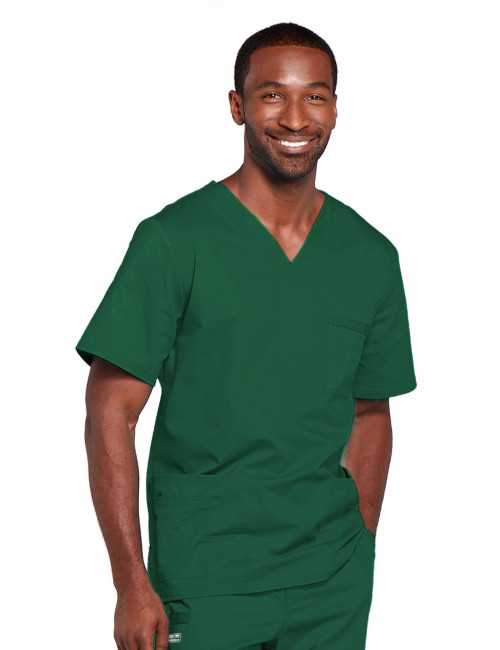 Blouse médicale Unisexe Cherokee, collection "Core Stretch" (4725) vert chirurgien droite