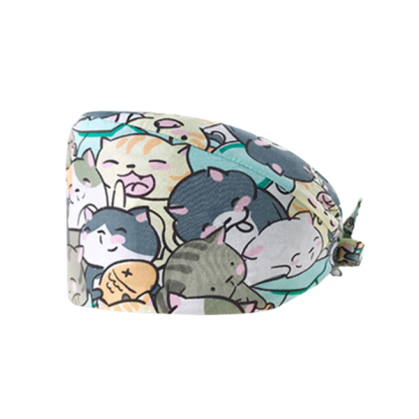 Medical cap "Kawaii Cats " (209-12199)