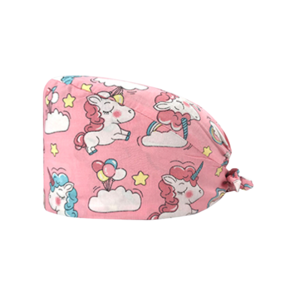 Calot médical "Licornes sur fond rose" (209-12227)