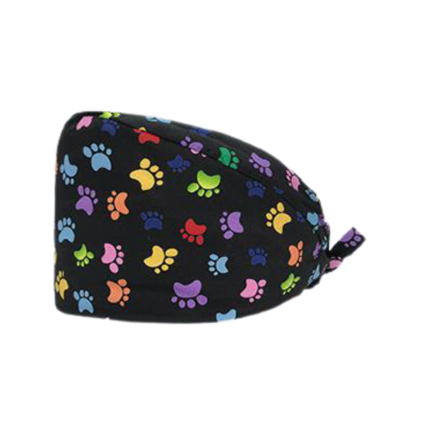 Medical cap "dog paws in colours " (209-22170)