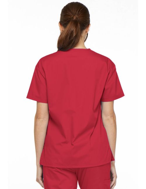 Women's V-Neck Medical Blouse, Dickies, 2 pockets, "EDS Signature" Collection (86706)