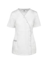 women's medical blouse with press studs (WK506)
