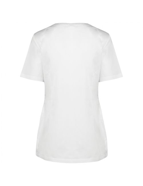 women's medical blouse with press studs (WK506)