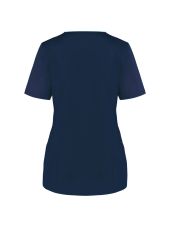 Blouse polycoton femme, avec boutons pressions (WK506)