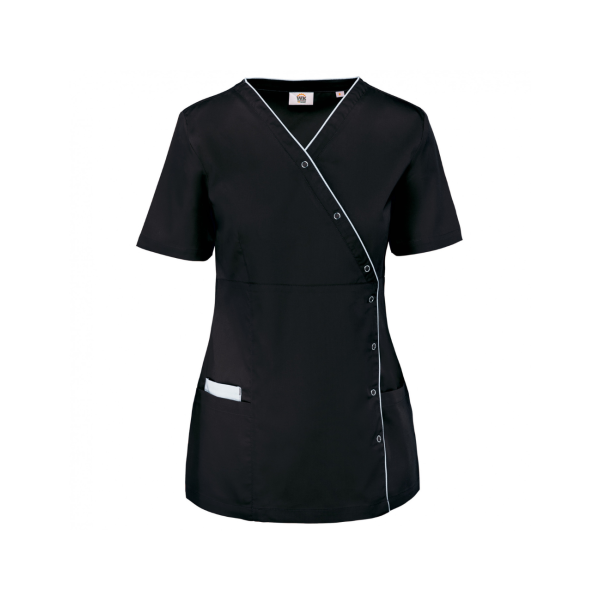 women's medical blouse with press studs (WK506)