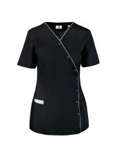 women's medical blouse with press studs (WK506)