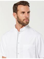 men's medical blouse with press studs (WK505)