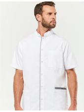 Blouse polycoton unisexe, boutons pressions, 2 poches (WK505)