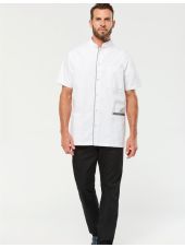 men's medical blouse with press studs (WK505)