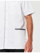 men's medical blouse with press studs (WK505)