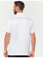 Blusa de hombre de polialgodón, con botones a presión (WK505)