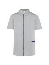 Blusa de hombre de polialgodón, con botones a presión (WK505)