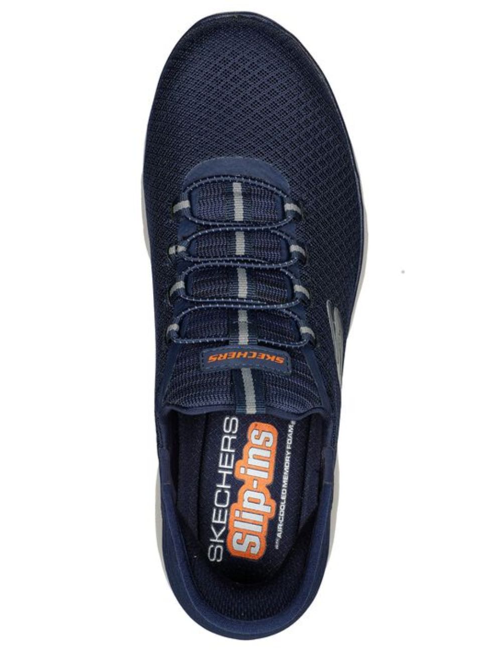 Original Forskel Tegne Men's Skechers Slip-Ins Navy Blue Sneaker (232457)