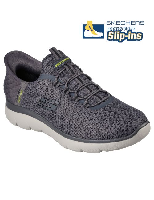 Oxido Ventilación Sencillez Skechers Slip-Ins para Hombre Azul Marino Sneaker (232457)