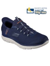 Baskets Homme Skechers Slip-Ins bleu marine (232457)