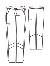 Pantalones médicos para mujeres, colección "Grey's Anatomy Stretch" (GVSP509-)