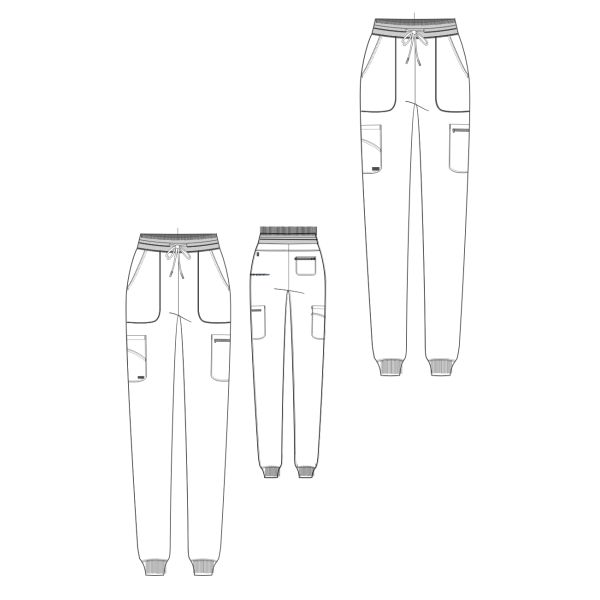 Pantalon médical femme, Grey's Anatomy "Stretch" 5 poches (GRSP527)