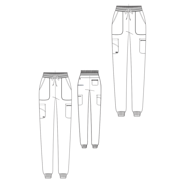 Pantalon médical femme, Grey's Anatomy "Stretch" 5 poches (GRSP527)