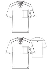 Blouse médicale homme, Grey's Anatomy "Stretch" 1 poche (GRST079)