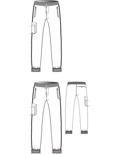Pantalon médical homme, Grey's Anatomy "Stretch" 5 poches (GRSP550)