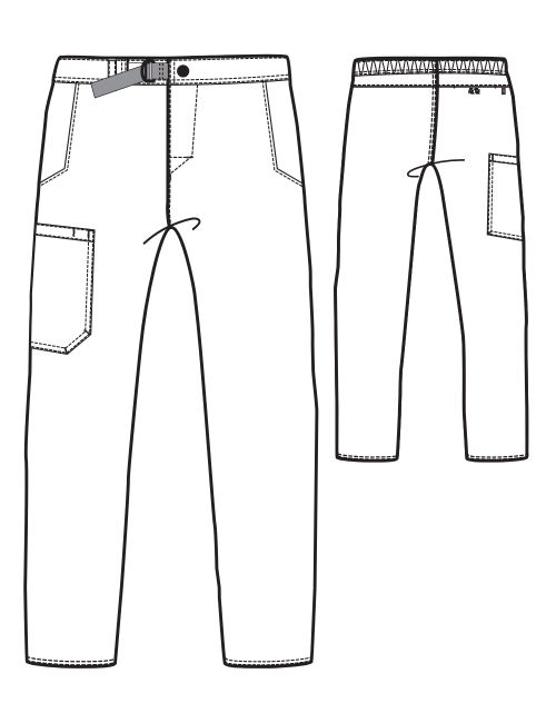 Pantalon médical homme, Grey's Anatomy "Stretch" 4 poches (GRSP507)