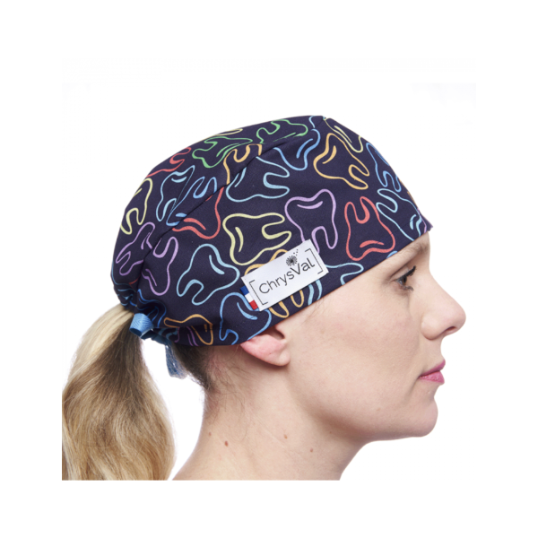 Gorra médica Fluor 100% algodón Chrysval (211-002)