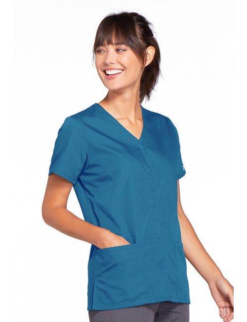Blouse médicale Femme, Cherokee Workwear Originals, 2 poches (WWE4770)