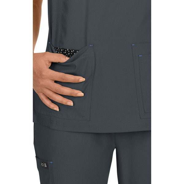 Blusa médica Mujer Koi "Katie", colección Koi Basics (374-)
