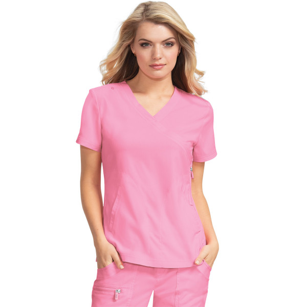 Blouse médicale Femme Koi "Philosophy", collection "Koi Lite" (316-) rose vue face