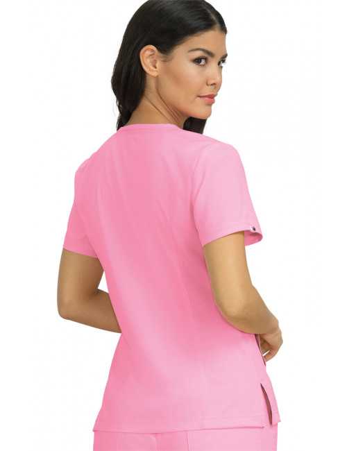 Blouse médicale Femme Koi "Philosophy", collection "Koi Lite" (316-) rose vue dos