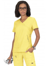 Blouse médicale Femme Koi "Philosophy", collection Koi Lite (316-) jaune coté