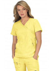 Blouse médicale Femme Koi "Philosophy", collection Koi Lite (316-) jaune face