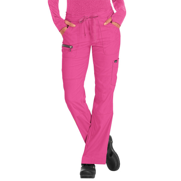 Pantalon médical Femme Koi "Peace", collection "Koi Lite" (721-) azalée face