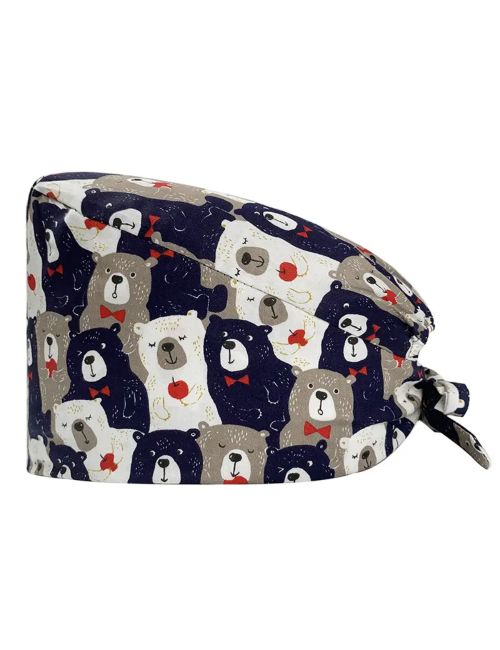 Medical cap "Bears and penguins" (209-12006)