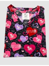 Blouse médicale imprimée Femme "Dog is love", Cherokee (CK703)