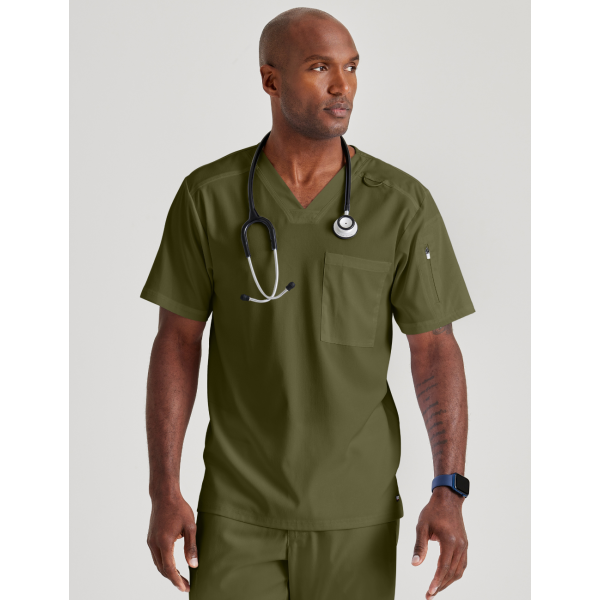 Blouse médicale homme, Grey's Anatomy "Stretch" 1 poche (GRST079)