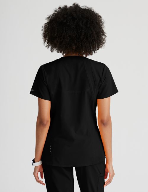 Blouse médicale Femme anti-statique (anti poils et cheveux) "Barco One", 4 poches (BOT5105)